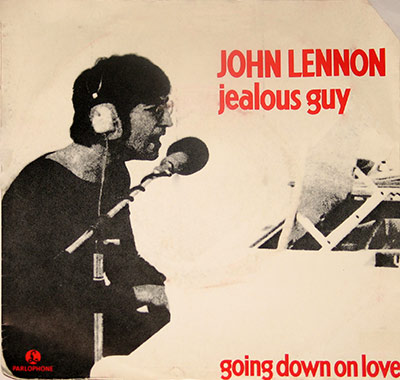 JOHN LENNON & YOKO ONO - Jealous Guy b/w Going Down On Love album front cover vinyl record